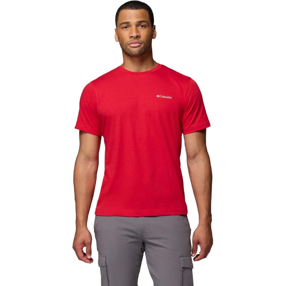 imageColumbia Mens Thistletown Hills Short SleeveMountain Red