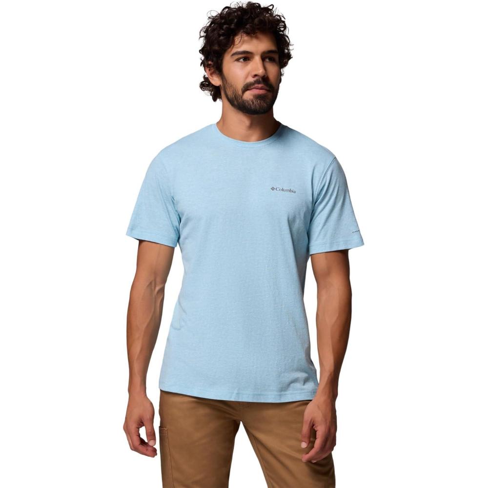 imageColumbia Mens Thistletown Hills Short SleeveVintage Blue Heather