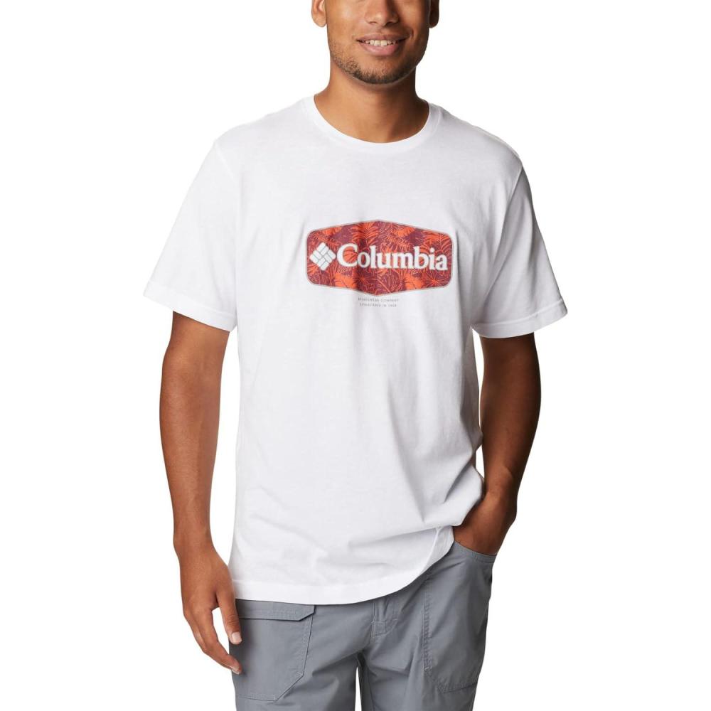 imageColumbia Mens Thistletown Hills Short SleeveWhiteWanderland Graphic