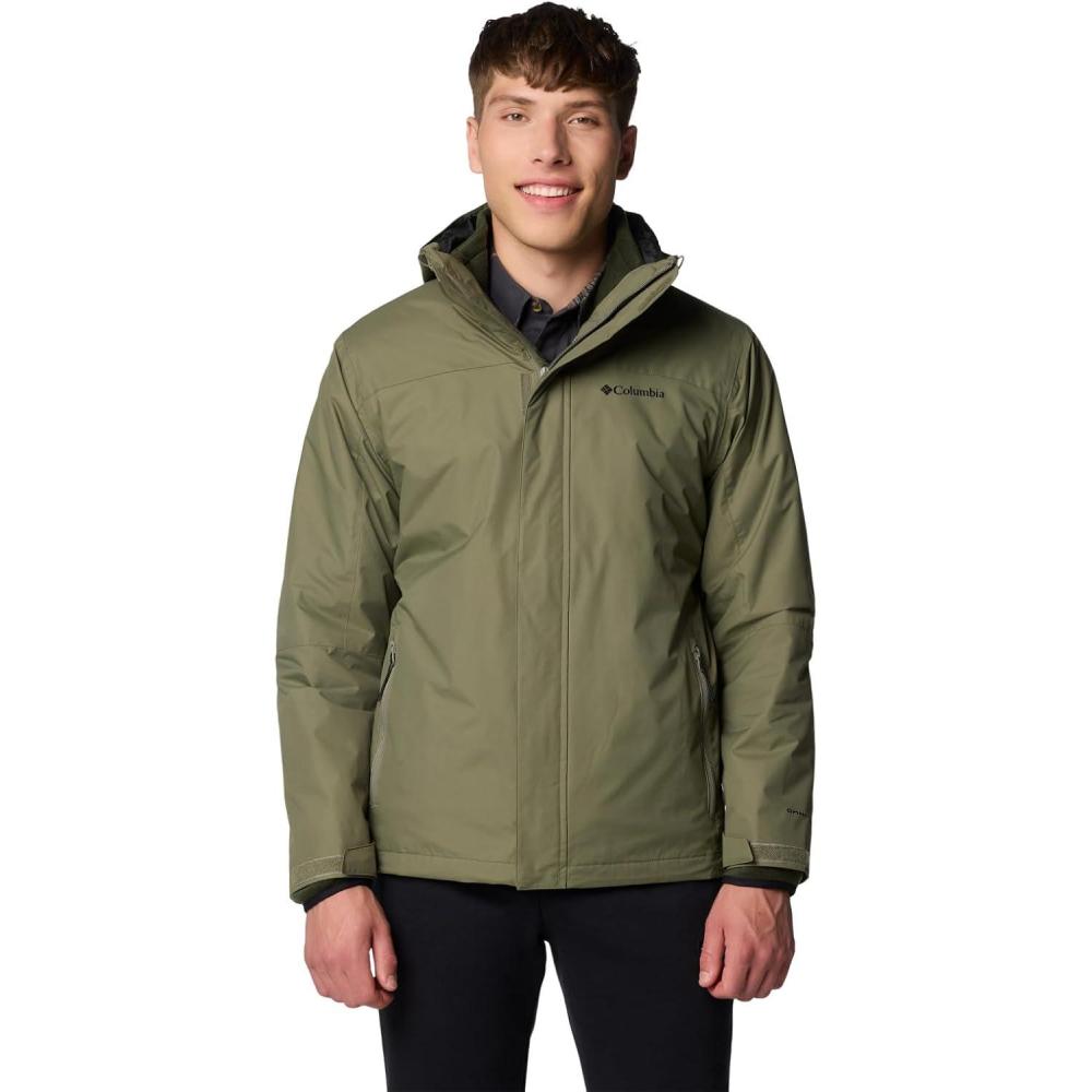 imageColumbia Mens Tunnel Falls II Interchange JacketStone Green