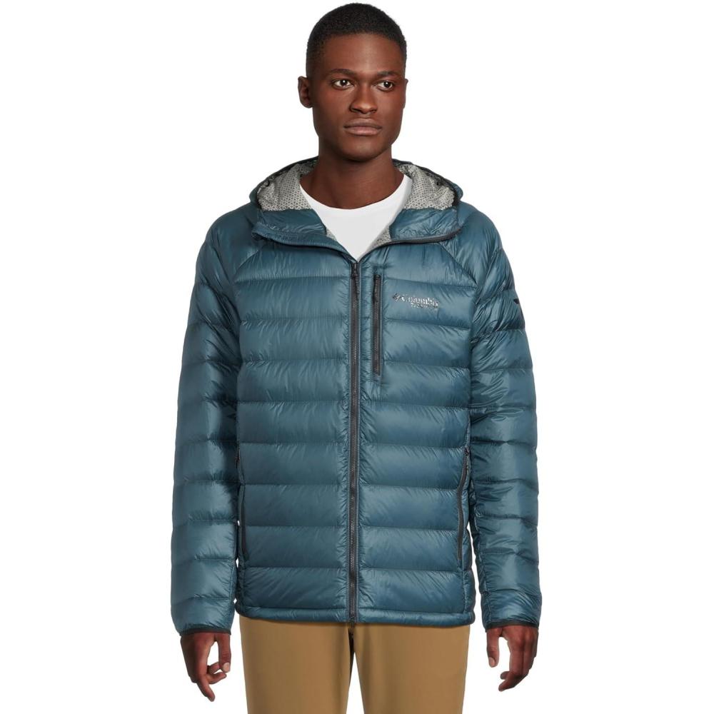 imageColumbia mens Arctic Crest Down Hooded JacketEverblue