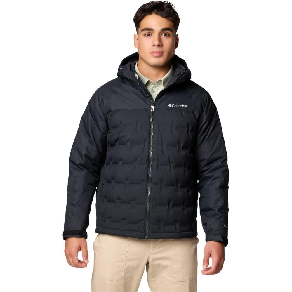 imageColumbia mens Grand Trek III Down Hooded JacketBlack