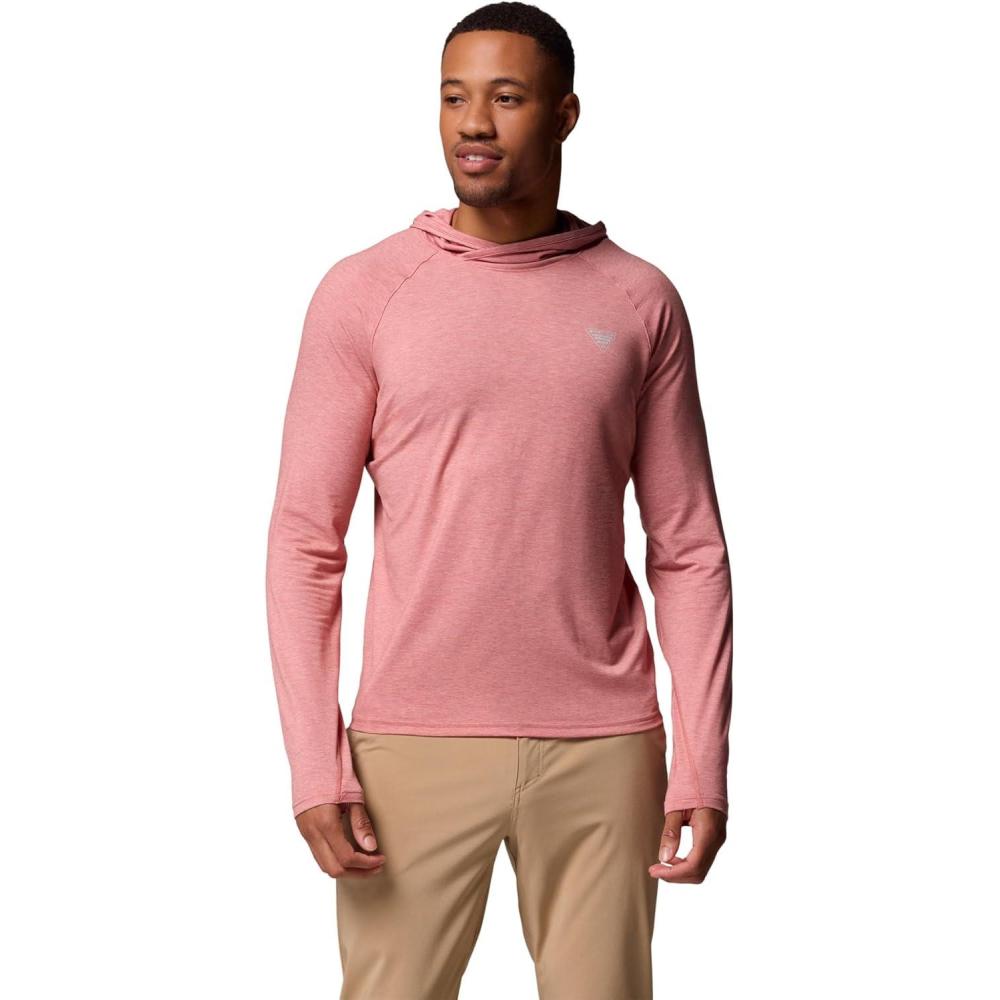 imageColumbia mens Pfg Uncharted HoodieRosewood Heather