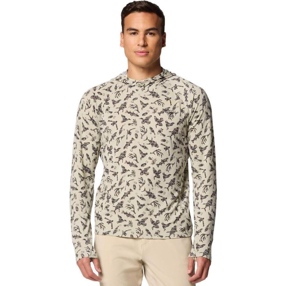 imageColumbia mens Pfg Uncharted HoodieSmokey Sage Huntfish