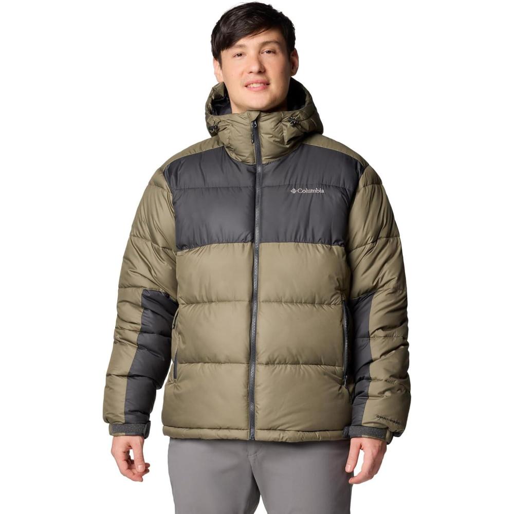 imageColumbia mens Pike Lake II Hooded Jacket2024 Stone GreenShark