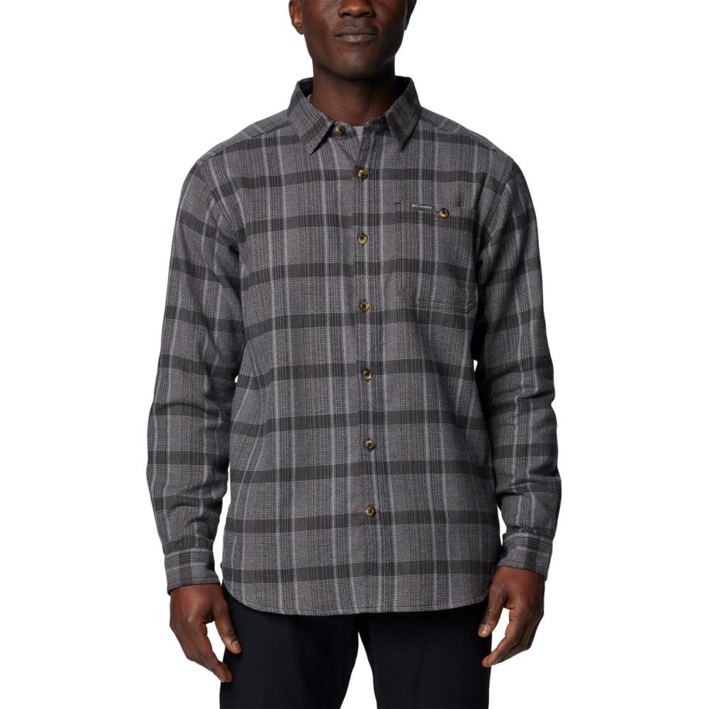 imageColumbia mens Pitchstone Heavyweight Flannel IiBlack Boro Plaid