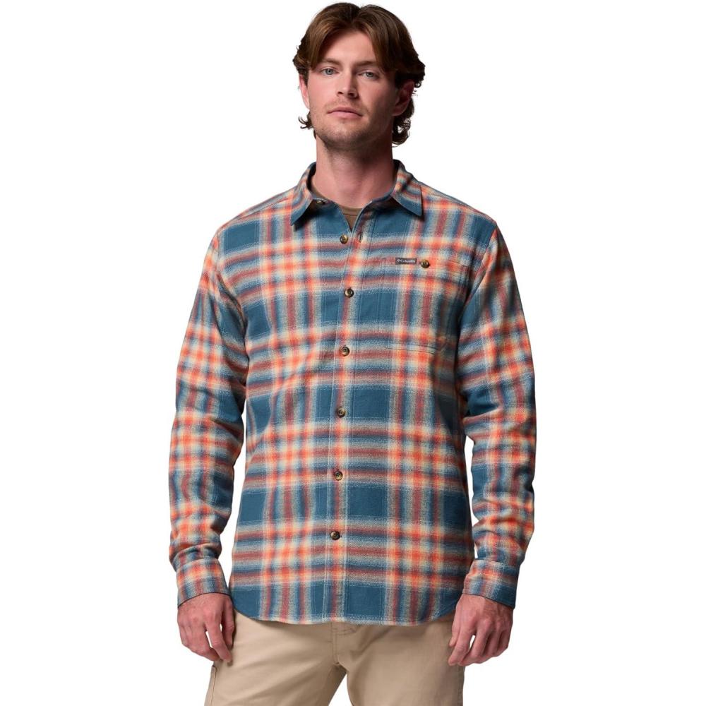imageColumbia mens Pitchstone Heavyweight Flannel IiEverblue Twilight Ombre