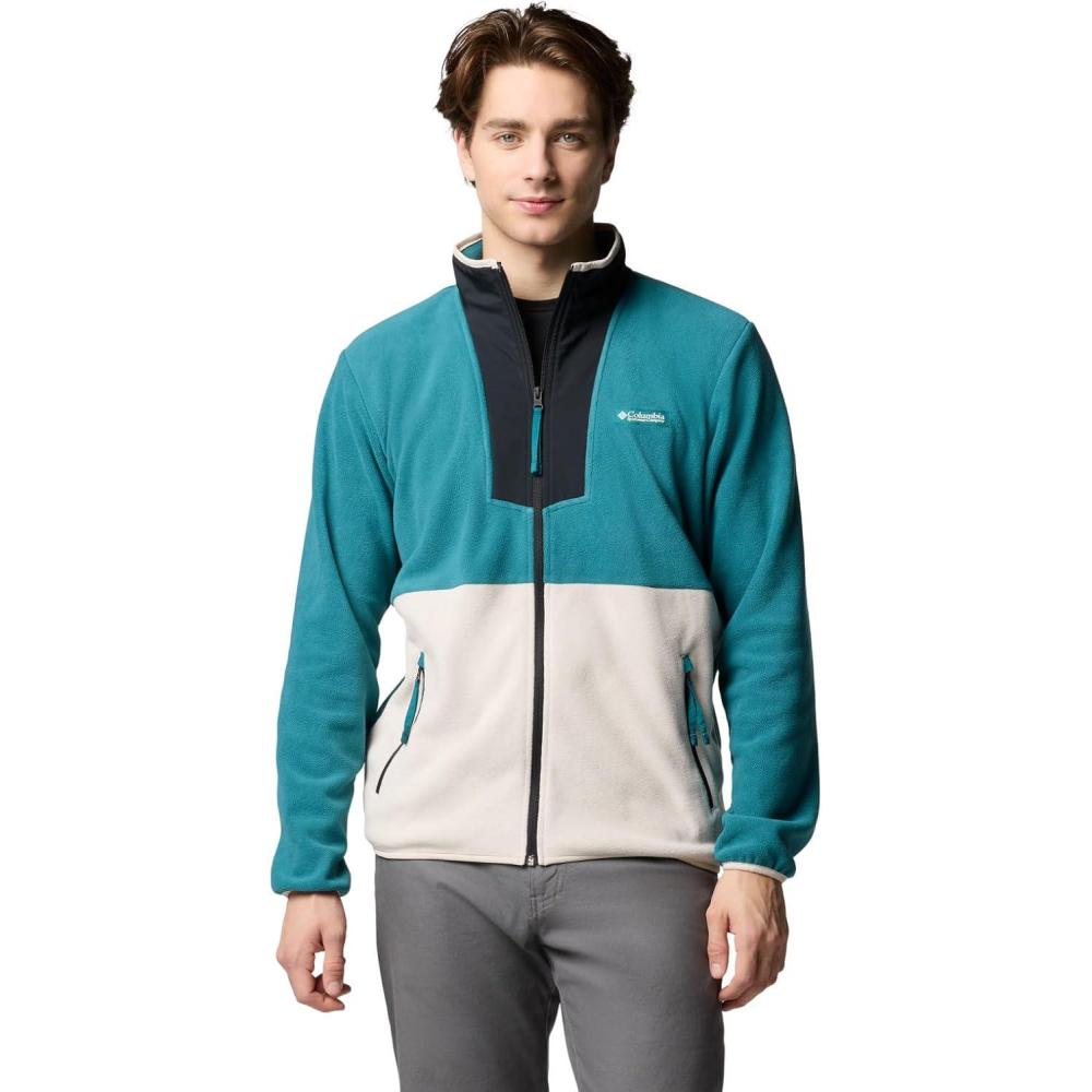 imageColumbia mens Sequoia Grove Full Zip FleeceRiver BlueDark StoneBlack