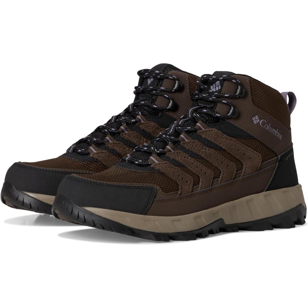 imageColumbia mens Strata Trail Mid WaterproofCordovanGranite Purple