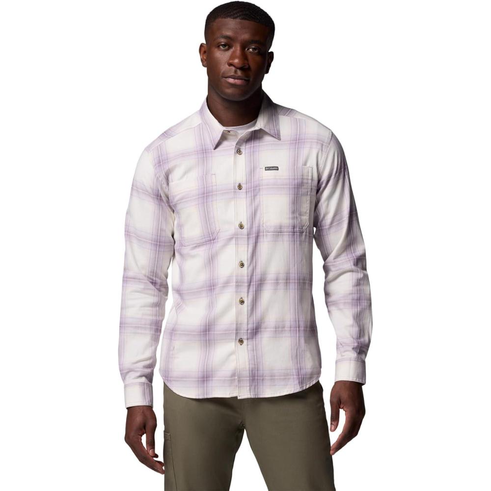 imageColumbia mens Vapor Ridge IV Long SleeveShale Purple Riverbank Ombre