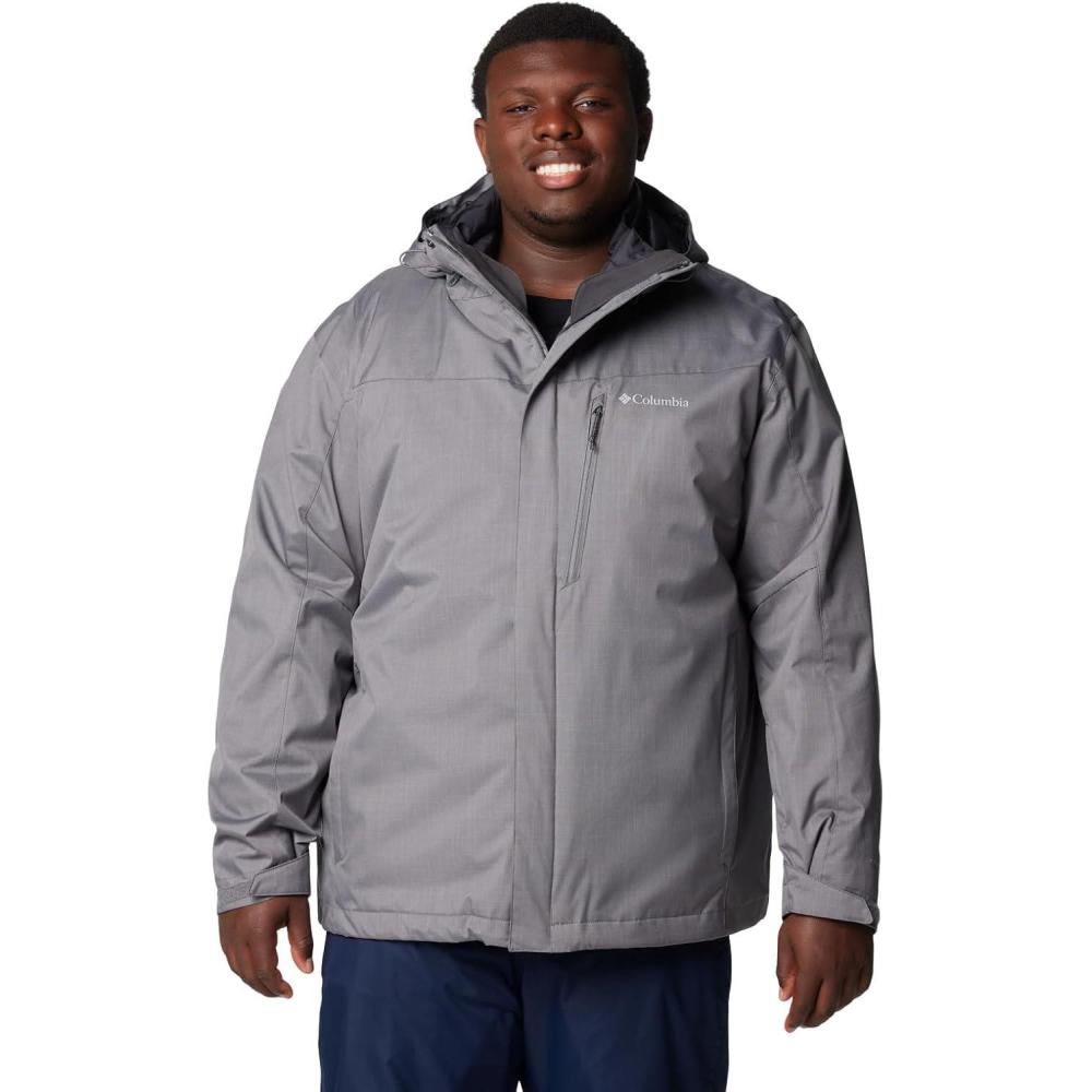 imageColumbia mens Whirlibird V Interchange JacketCity Grey Melange