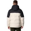 Columbia Mens Aldercrest II Down Hooded Jacket(Dark Stone/Black)