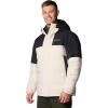 Columbia Mens Aldercrest II Down Hooded Jacket(Dark Stone/Black)