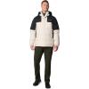 Columbia Mens Aldercrest II Down Hooded Jacket(Dark Stone/Black)