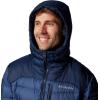 Columbia Mens Autumn Park Ii Down Hooded Jacket(Dark Mountain/Collegiate Navy)