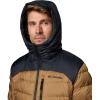 Columbia Mens Autumn Park Ii Down Hooded Jacket(Delta/Black)