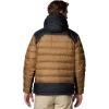 Columbia Mens Autumn Park Ii Down Hooded Jacket(Delta/Black)