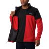Columbia Men’s Basin Trail Iii Full Zip(Mountain Red/Black)