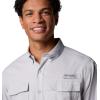 Columbia Mens Blood and Guts V Long Sleeve Shirt(Cool Grey)