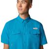 Columbia Mens Blood and Guts V Short Sleeve Shirt(Blue Echo)