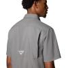 Columbia Mens Blood and Guts V Short Sleeve Shirt(City Grey)