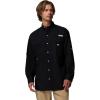 Columbia Mens Bonehead Ls Shirt(Black)
