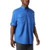 Columbia Mens Bonehead Ls Shirt(Vivid Blue)