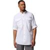 Columbia Mens Bonehead Ls Shirt(White)
