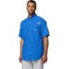 Columbia Men’s Bonehead Short Sleeve Shirt(Vivid Blue)
