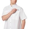 Columbia Men’s Bonehead Short Sleeve Shirt(White)
