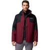 Columbia Mens Bugaboo Iii Fleece Interchange Jacket(Rich Wine/Black)