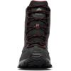 Columbia Men’s Bugaboot III Snow Boot(Black/Bright Red)
