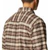 Columbia Mens Cornell Woods Fleece Lined Shirt Jacket(Ancient Fossil Medium Tartan)