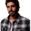 Columbia Mens Cornell Woods Fleece Lined Shirt Jacket(Black Lumberjack Tartan)