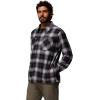 Columbia Mens Cornell Woods Fleece Lined Shirt Jacket(Black Lumberjack Tartan)