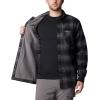 Columbia Mens Cornell Woods Fleece Lined Shirt Jacket(Blackuffalo Tartan)