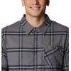 Columbia Mens Cornell Woods Fleece Lined Shirt Jacket(City Grey Windowpane)