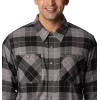 Columbia Mens Cornell Woods Fleece Lined Shirt Jacket(City Grey/Blue Stone Woodsman Tartan)