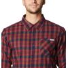 Columbia Mens Cornell Woods Fleece Lined Shirt Jacket(Collegiate Navy Medium Tartan)