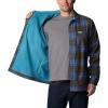 Columbia Mens Cornell Woods Fleece Lined Shirt Jacket(Dark Mountain/Shasta Woodsman Tartan)
