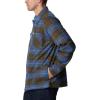 Columbia Mens Cornell Woods Fleece Lined Shirt Jacket(Dark Mountain/Shasta Woodsman Tartan)