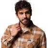 Columbia Mens Cornell Woods Fleece Lined Shirt Jacket(Delta Lumberjack Tartan)
