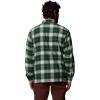 Columbia Mens Cornell Woods Fleece Lined Shirt Jacket(Rain Forest Lumberjack Tartan)