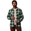 Columbia Mens Cornell Woods Fleece Lined Shirt Jacket(Rain Forest Lumberjack Tartan)