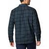 Columbia Mens Cornell Woods Fleece Lined Shirt Jacket(Spruce Medium Tartan)