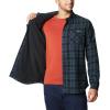 Columbia Mens Cornell Woods Fleece Lined Shirt Jacket(Spruce Medium Tartan)
