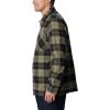 Columbia Mens Cornell Woods Fleece Lined Shirt Jacket(Stone Green/Dark Stone Woodsman Tartan)