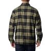 Columbia Mens Cornell Woods Fleece Lined Shirt Jacket(Stone Green/Dark Stone Woodsman Tartan)