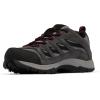 Columbia Men’s Crestwood Hiking Boots(Dark Grey/Mountain Red)