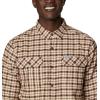 Columbia Mens Flare Gun Stretch Flannel(Ancient Fossil Small Check)